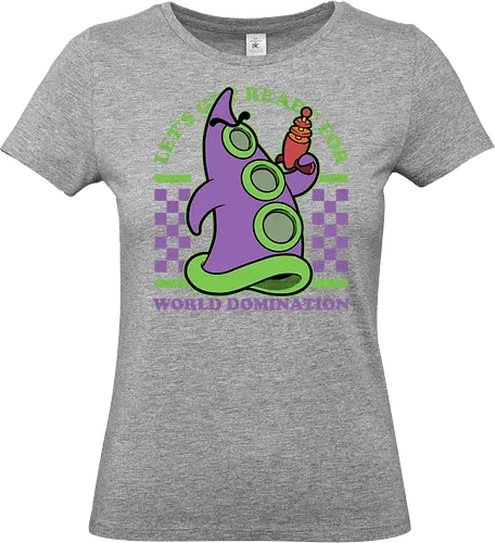 Game Mascot Evil Tentacle - Video Games, Video Game, Game, Games, Gamer, Mascot, Retro, Vintage, Retro Vintage, Retro Gamer, Retro Cartoon, Fantasy, Adventure, Investigation, Investigate, Classic, Tentacles, Tentacle, World Domination - Standard T-Shirt (Women)