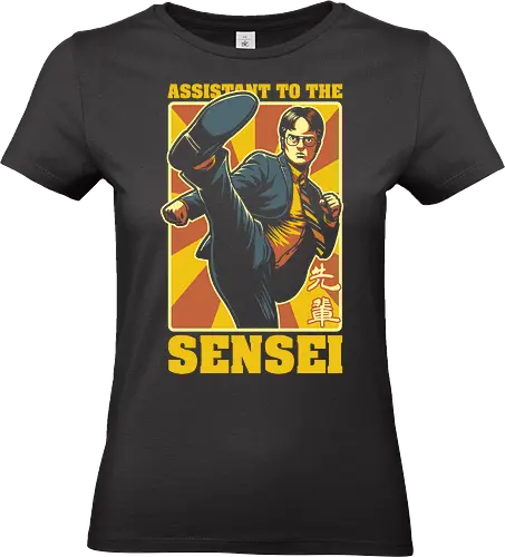 Assistant to the Sensei - office, assistant, sensei, martial arts, tv show, comedy, sitcom, mockumentary, meme, karate, fun, funny, martial art, fight - Standard T-Shirt (Women)