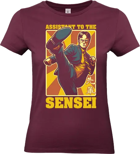 Assistant to the Sensei - office, assistant, sensei, martial arts, tv show, comedy, sitcom, mockumentary, meme, karate, fun, funny, martial art, fight - Standard T-Shirt (Women)