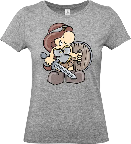 Kleine Helden - Amazone - Kleine Helden, fantasy, rpg, Amazone, pen and paper, Rollenspiel - Standard T-Shirt (Women)