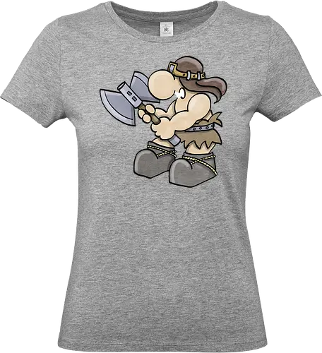 Kleine Helden - Barbar - Kleine Helden, fantasy, rpg, Barbar, pen and paper, Rollenspiel - Standard T-Shirt (Women)