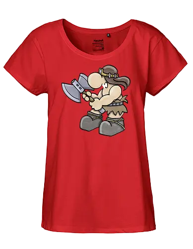 Kleine Helden - Barbar - Kleine Helden, fantasy, rpg, Barbar, pen and paper, Rollenspiel - Fairtrade Girl Shirt