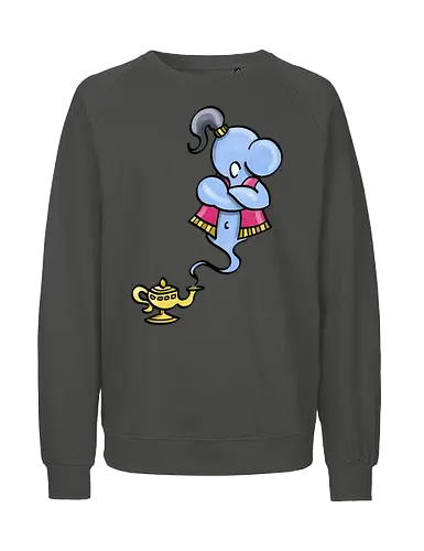 Kleine Helden - Lampengeist - fantasy, rpg, Lampengeist, Dschinn, pen and paper, Rollenspiel, Kleine Helden - Fairtrade Sweatshirt