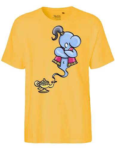 Kleine Helden - Lampengeist - fantasy, rpg, Lampengeist, Dschinn, pen and paper, Rollenspiel, Kleine Helden - Fairtrade T-Shirt