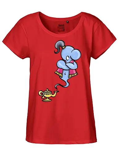 Kleine Helden - Lampengeist - fantasy, rpg, Lampengeist, Dschinn, pen and paper, Rollenspiel, Kleine Helden - Fairtrade Girl Shirt