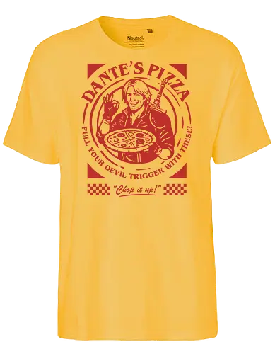 Devil Pizza - devil may cry, dante, game, pizza - Fairtrade T-Shirt