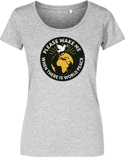 Please wake me when there is world peace