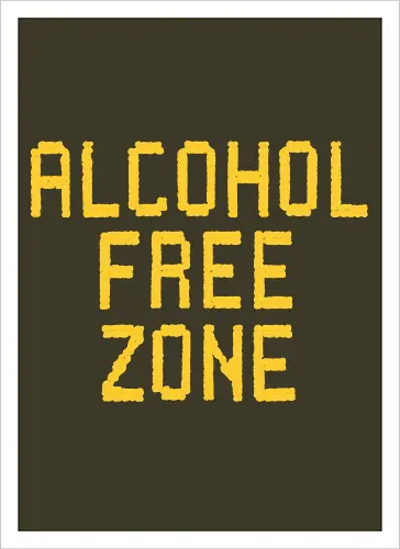 Alcohol Free Zone 