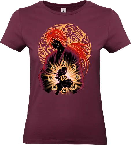 Flying Heaven Sword - Anime, Samurai, Rurouni Kenshin - Standard T-Shirt (Women)