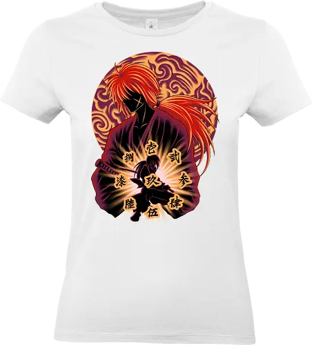 Flying Heaven Sword - Anime, Samurai, Rurouni Kenshin - Standard T-Shirt (Women)