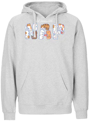 Let's have a little nap... - cats, katzen, niedlich, schlafen, napping, nickerchen - Fairtrade Hoodie