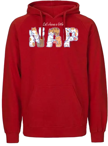 Let's have a little nap... - cats, katzen, niedlich, schlafen, napping, nickerchen - Fairtrade Hoodie