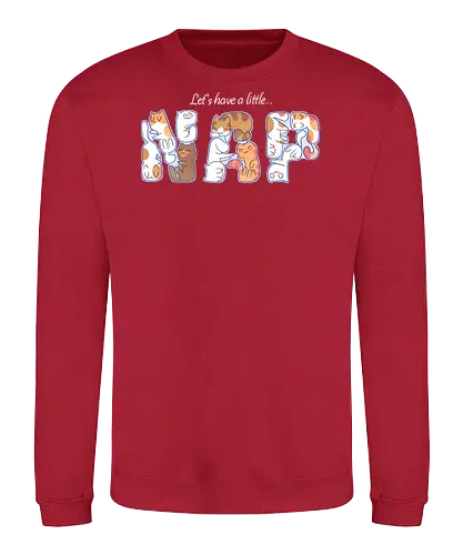 Let's have a little nap... - cats, katzen, niedlich, schlafen, napping, nickerchen - Sweatshirt