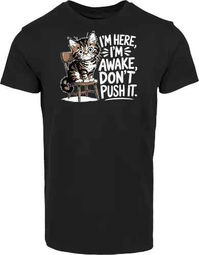I'm here, I'm awake, don't push it