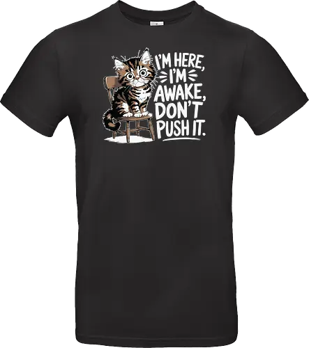 I'm here, I'm awake, don't push it