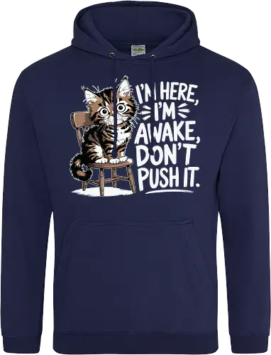 I'm here, I'm awake, don't push it