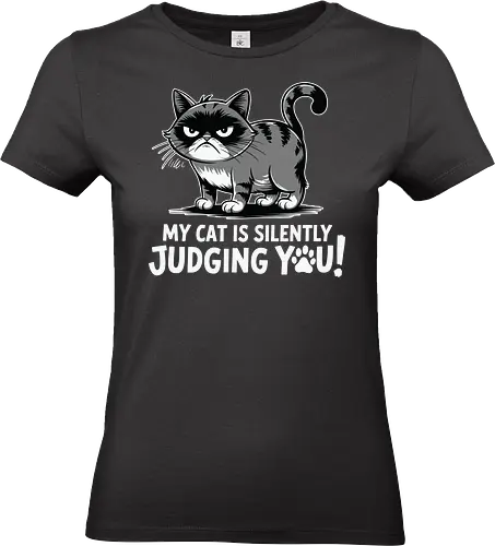 My cat is silently judging you