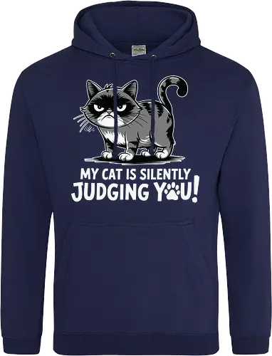 My cat is silently judging you