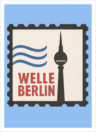 Welle Berlin Briefmarke No. 1