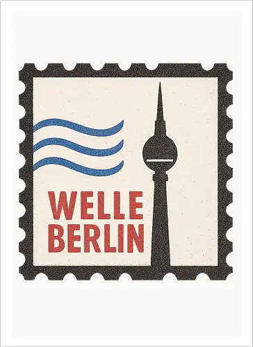 Welle Berlin Briefmarke No. 1