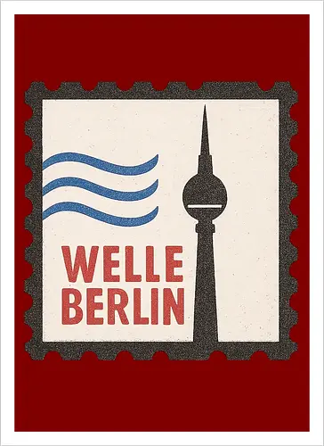 Welle Berlin Briefmarke No. 1
