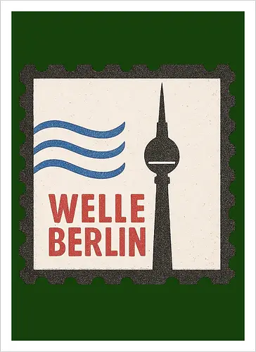 Welle Berlin Briefmarke No. 1