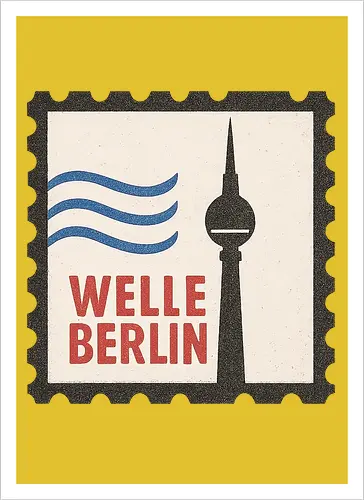 Welle Berlin Briefmarke No. 1