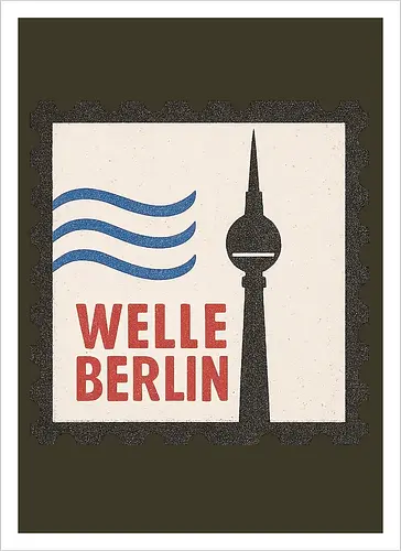 Welle Berlin Briefmarke No. 1