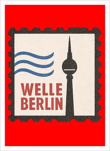 Welle Berlin Briefmarke No. 1