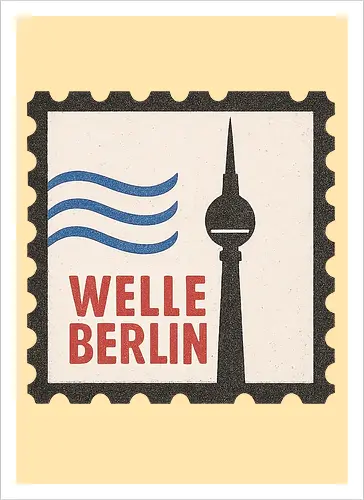 Welle Berlin Briefmarke No. 1