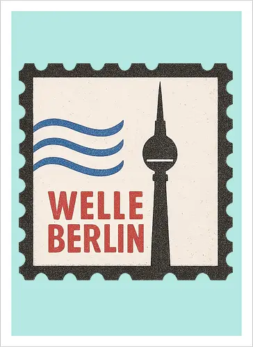 Welle Berlin Briefmarke No. 1