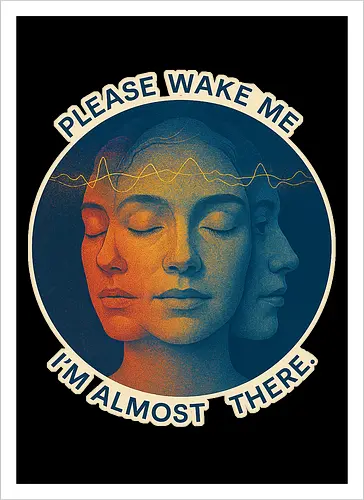 Please wake me. I’m almost there.