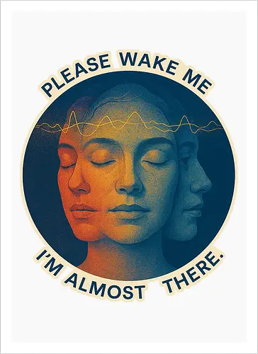 Please wake me. I’m almost there.