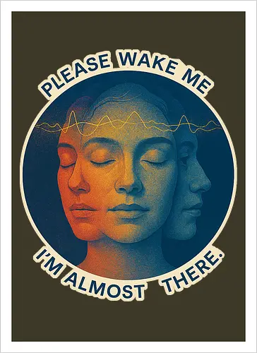 Please wake me. I’m almost there.