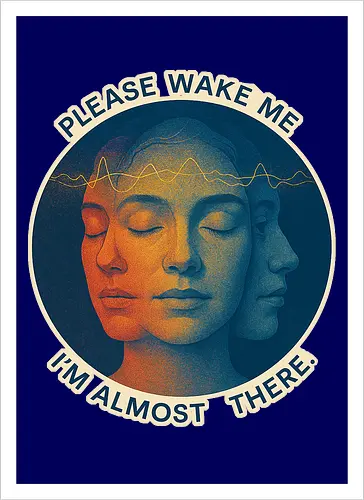 Please wake me. I’m almost there.