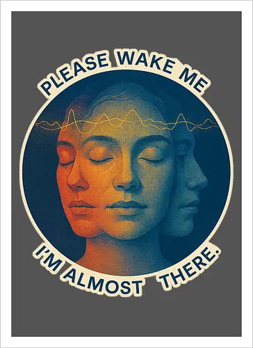 Please wake me. I’m almost there.