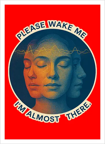 Please wake me. I’m almost there.