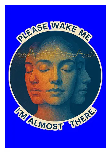 Please wake me. I’m almost there.