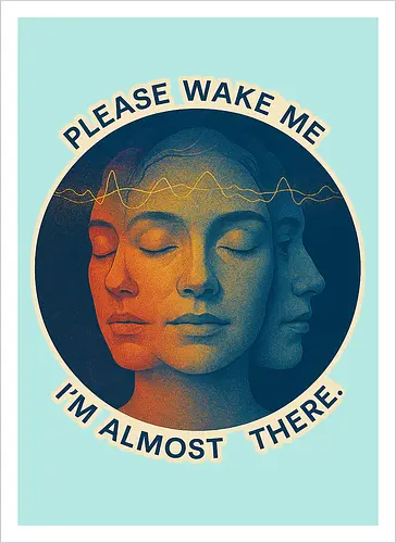 Please wake me. I’m almost there.