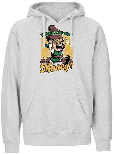 Game Elf Money - Fairy, Money, Fun, Funny, Elf, Video Game, Game, Rpg, Adventure, Fantasy, Jar, classic - Fairtrade Hoodie