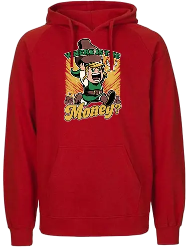 Game Elf Money - Fairy, Money, Fun, Funny, Elf, Video Game, Game, Rpg, Adventure, Fantasy, Jar, classic - Fairtrade Hoodie