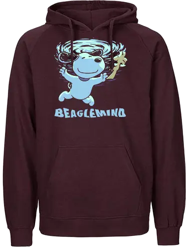 Nevermind Beagle Music - music, album cover, grunge, rock and roll, comic, dog, pet, pool, bird, beagle, nevermind - Fairtrade Hoodie