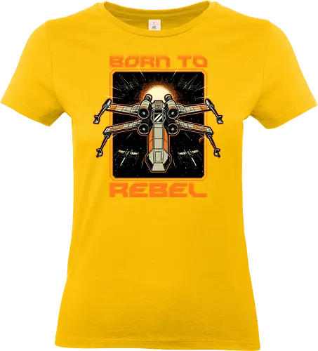 Space War Rebel - stars, space, five, rebel, spaceship, fantasy, adventure, movie, classic, cult, vintage, film, revolution, empire, space, scifi, science fiction, science fantasy - Standard T-Shirt (Women)
