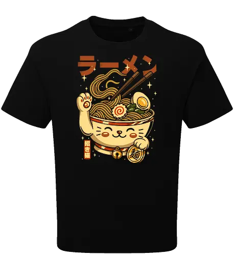 Süße Glückskatze Ramen