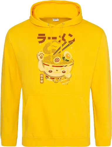 Süße Glückskatze Ramen