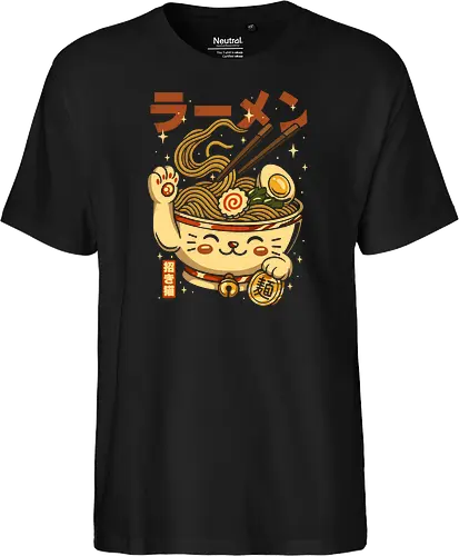 Süße Glückskatze Ramen