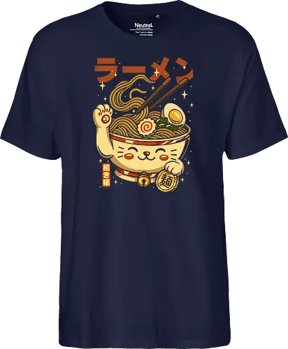 Süße Glückskatze Ramen