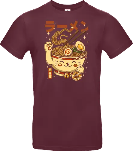 Süße Glückskatze Ramen