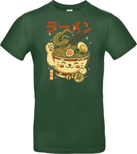 Süße Glückskatze Ramen