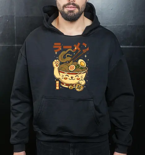 Süße Glückskatze Ramen